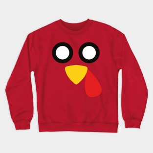 Turkey Face Costume T-Shirt Crewneck Sweatshirt